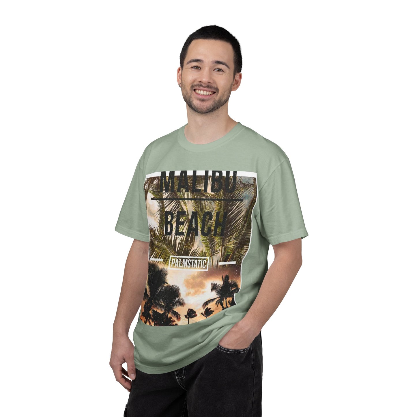 Malibu Beach Palm Photo T-Shirt
