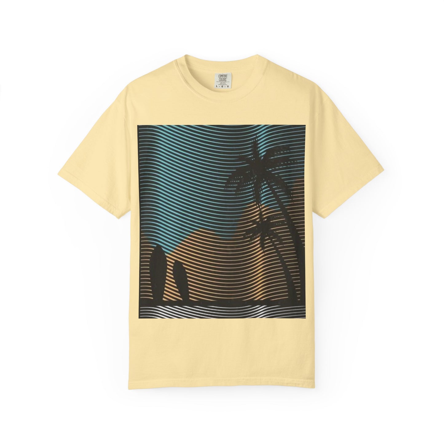 Chill Vibes Unisex Garment-Dyed T-Shirt for Beach Lovers, Summer Casual Wear, Vacation Tee, Relaxed Fit, Gift for Him/Her