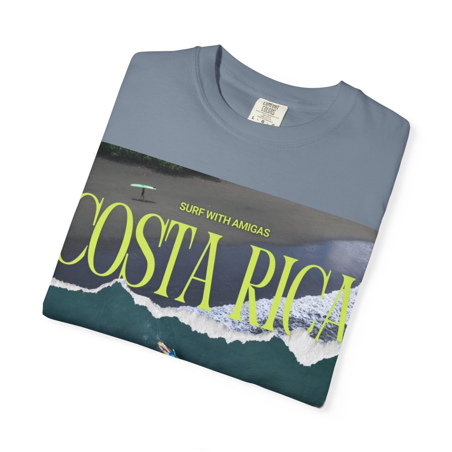 Costa Rica Surf T-Shirt — Aerial Wave & Surfers Graphic Tee