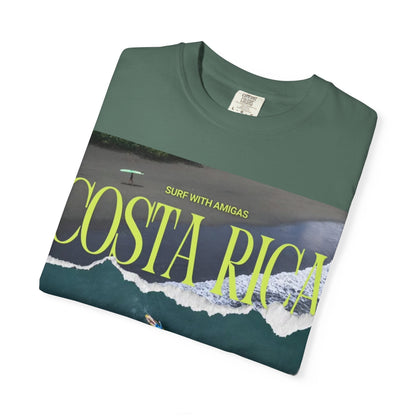 Costa Rica Surf T-Shirt — Aerial Wave & Surfers Graphic Tee