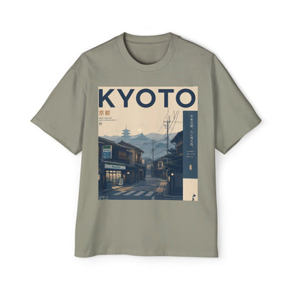 Kyoto Vintage Travel Tee — Japanese Street Scene Graphic T-Shirt