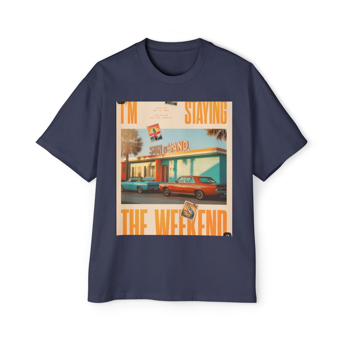 Weekend Vibes Tee — "I'm Staying the Weekend" Retro Diner Graphic T-Shirt