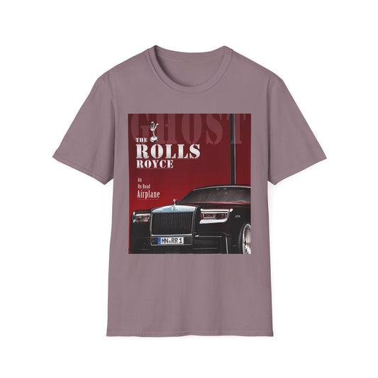 Luxury Car Graphic T-Shirt - Rolls Royce Design