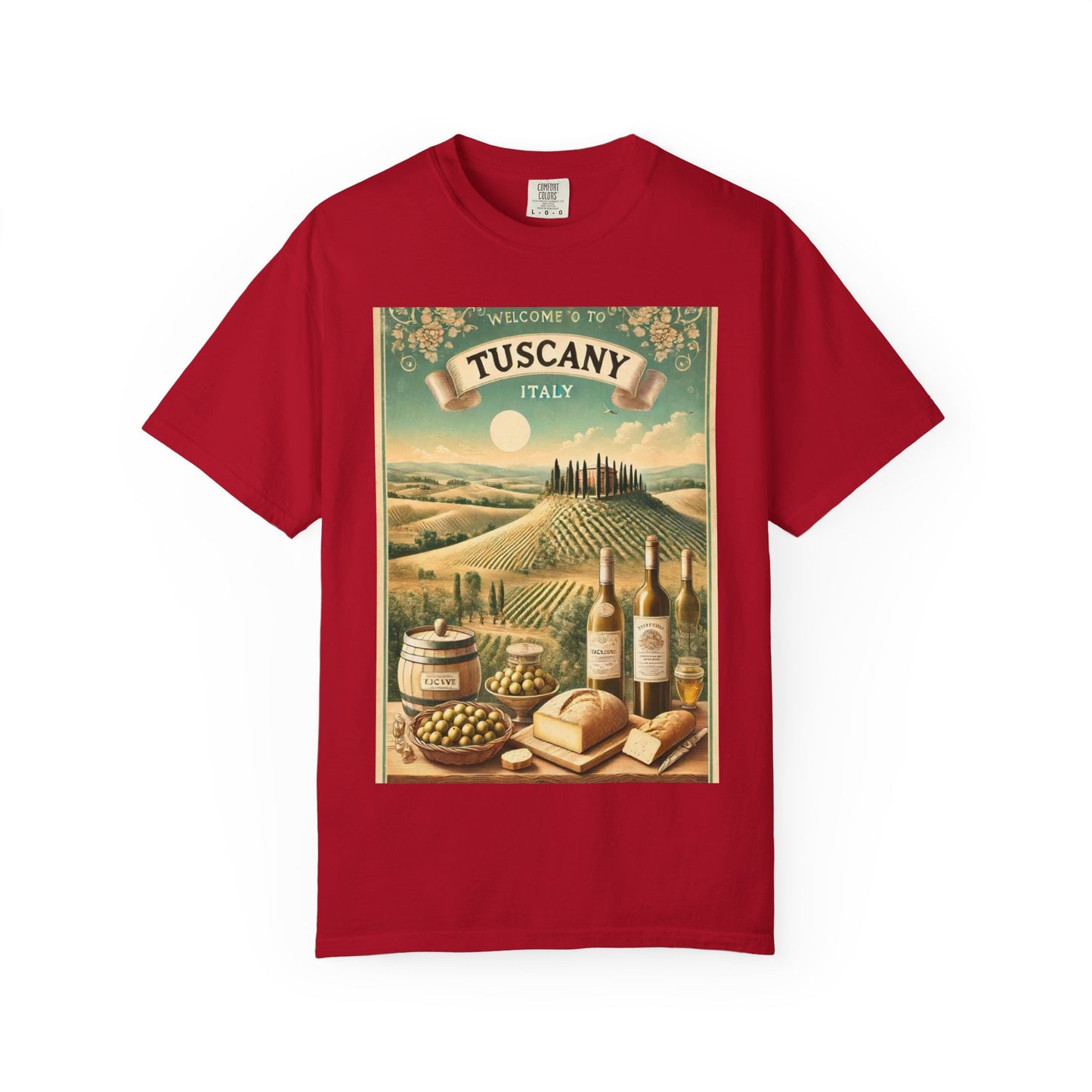 Vintage Tuscany Scene Unisex T-Shirt