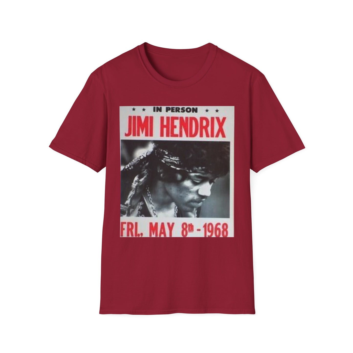 Vintage Jimi Hendrix T-Shirt, Retro Rock Tee, Music Gift for Fans, Unisex Graphic Tee, Concert Memorabilia