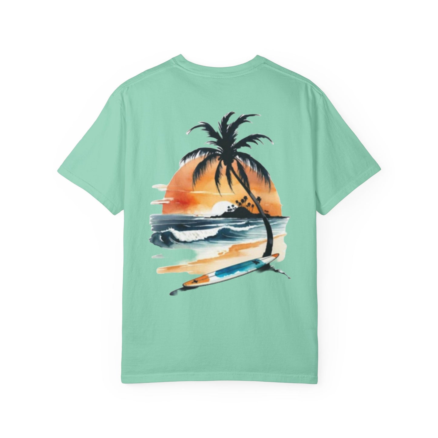 Hawaii Skate Unisex Garment-Dyed T-Shirt - Fun Tropical Vibes