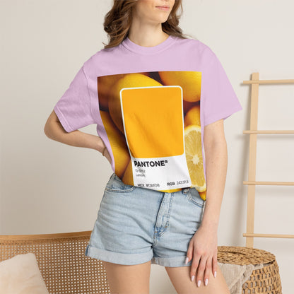 Pantone Lemon Print T-Shirt