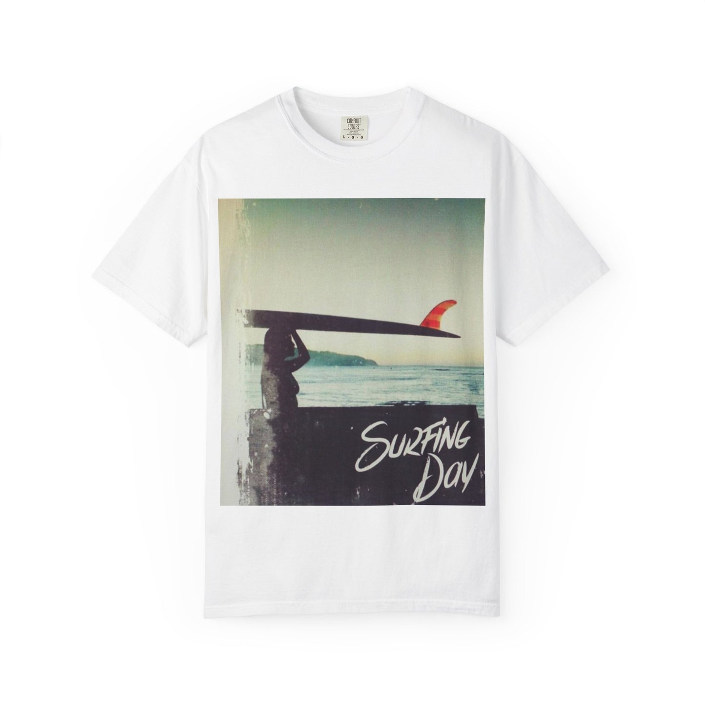 Surfing Day Unisex Tee | Vintage Style T-shirt for Beach Lovers, Summer Vibes, Gift for Surfers, Casual Strolling, Summer Outings