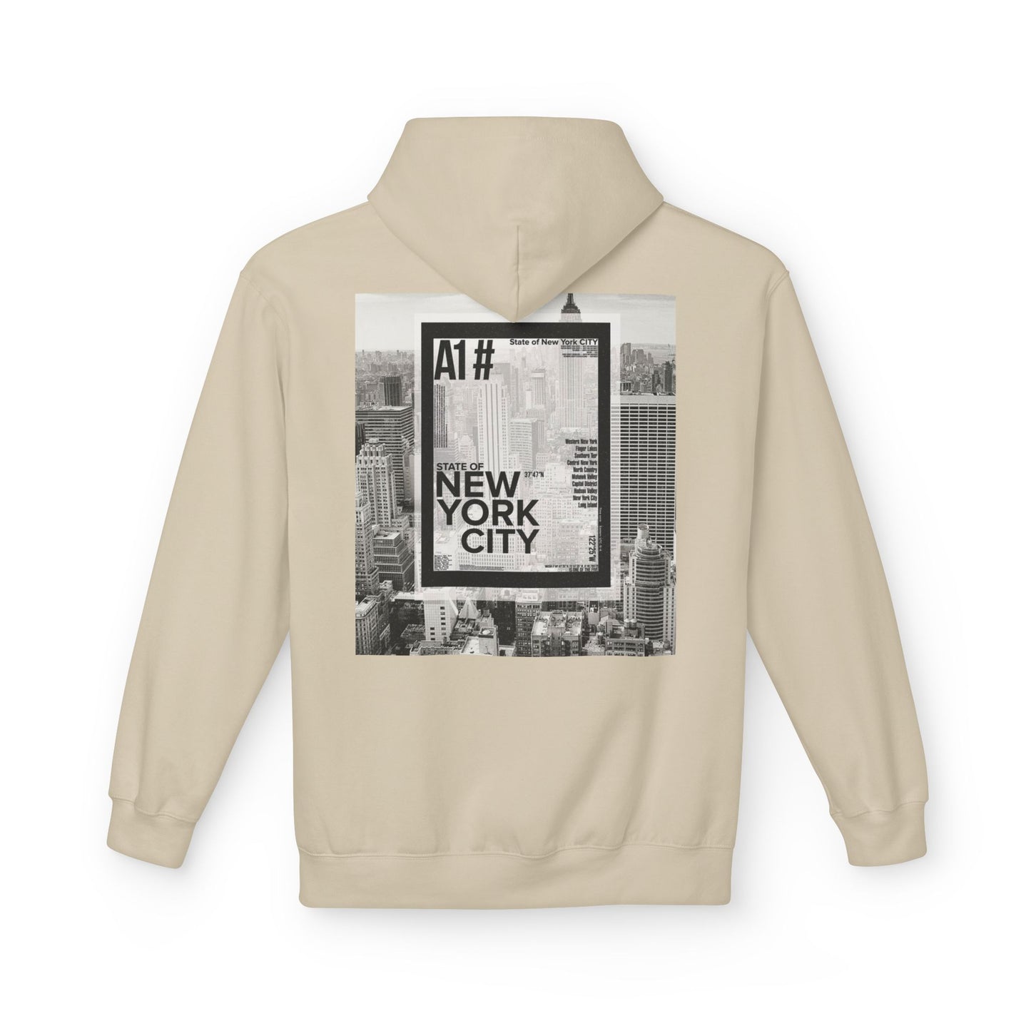 Happy Vibes Unisex Fleece Hoodie - Smiley Face Design