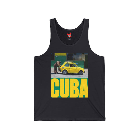 Cuba Vintage Graphic Unisex Jersey Tank