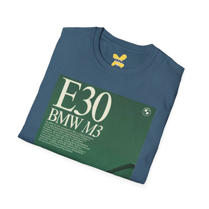 E30 BMW M3 Graphic Unisex T-Shirt - Classic Car Enthusiast Tee