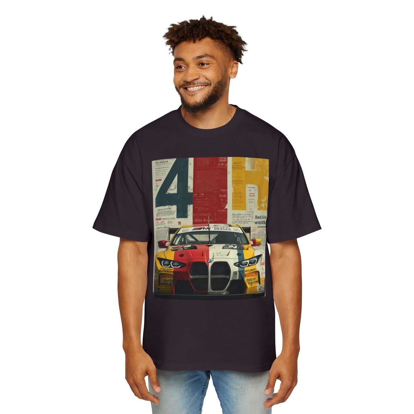 Racing Heritage Tee — Retro BMW M4 Motorsport Graphic T-Shirt