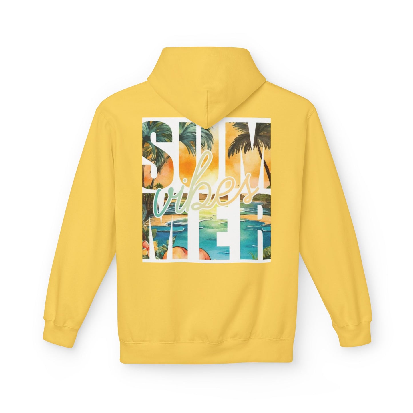 Summer Vibes Unisex Fleece Hoodie