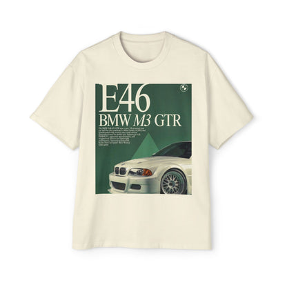E46 BMW M3 GTR Tee — Vintage Racing Poster Graphic T-Shirt