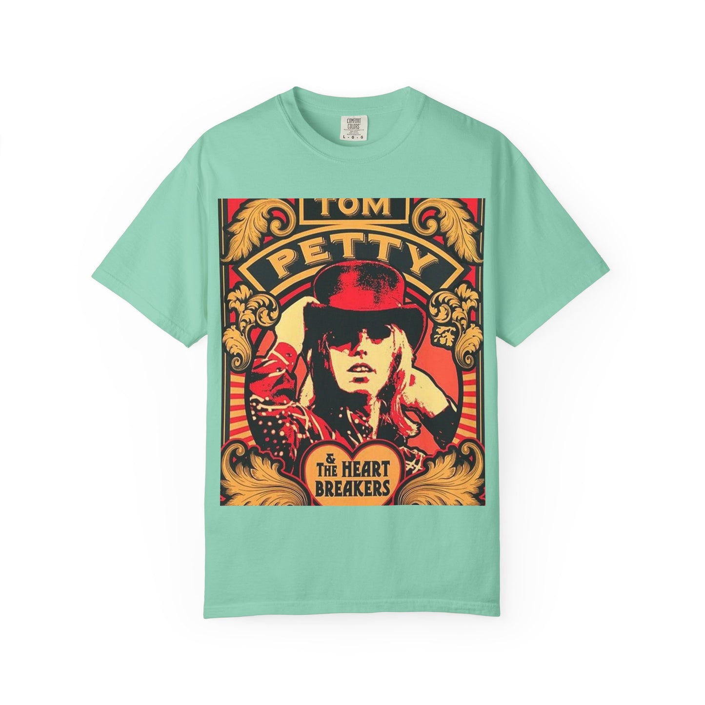 Vintage Rock Tee - Tom Petty Inspired Unisex Garment-Dyed T-shirt, Music Lover Gift, Casual Style, Band Merch, Retro Apparel