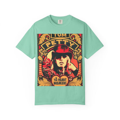 Vintage Rock Tee - Tom Petty Inspired Unisex Garment-Dyed T-shirt, Music Lover Gift, Casual Style, Band Merch, Retro Apparel