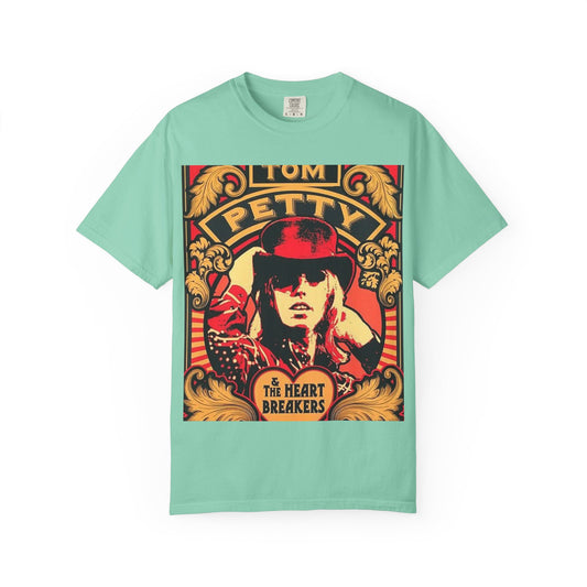 Vintage Rock Tee - Tom Petty Inspired Unisex Garment-Dyed T-shirt, Music Lover Gift, Casual Style, Band Merch, Retro Apparel