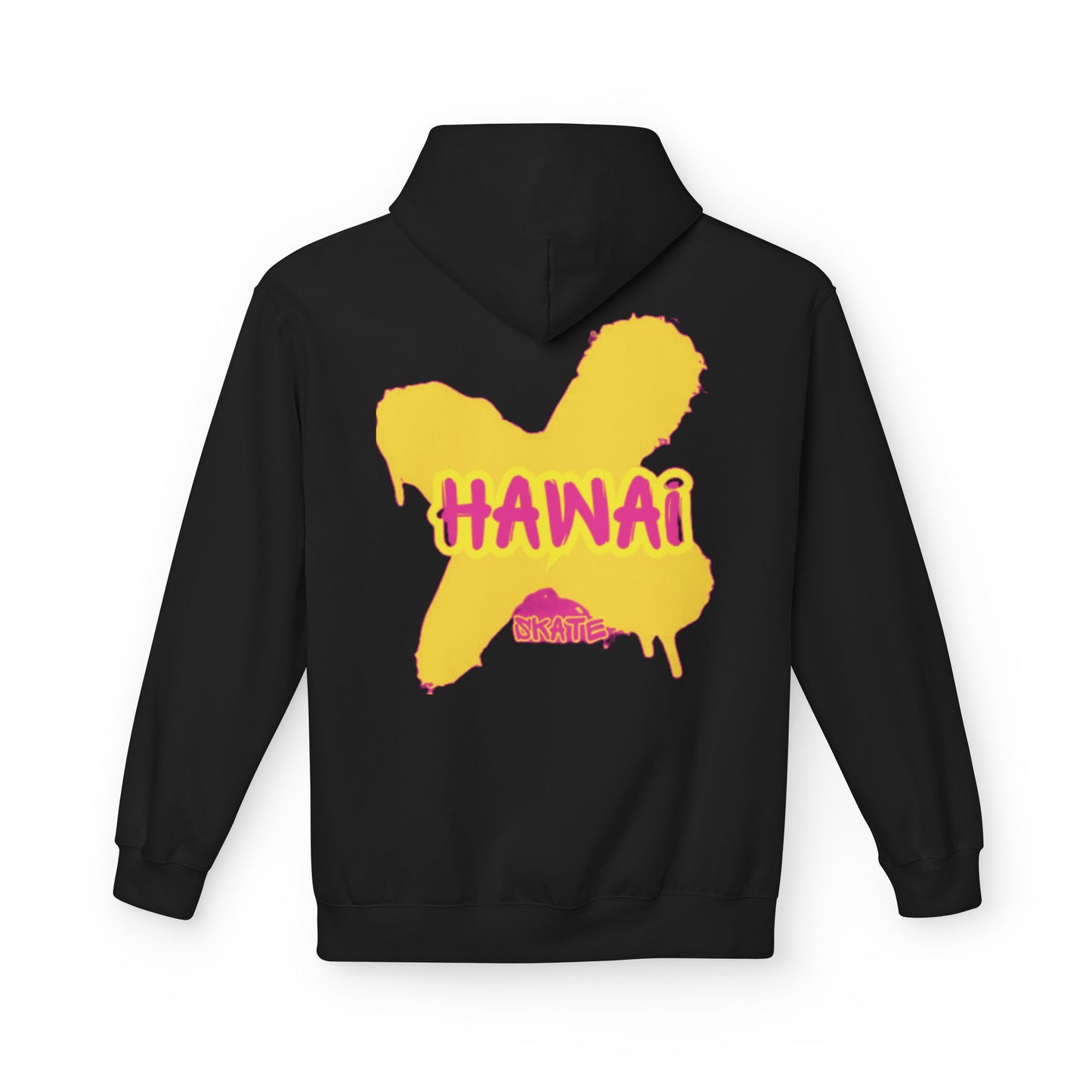 Hawaii Splash Unisex Midweight Hoodie - Softstyle Fleece for Comfort & Style