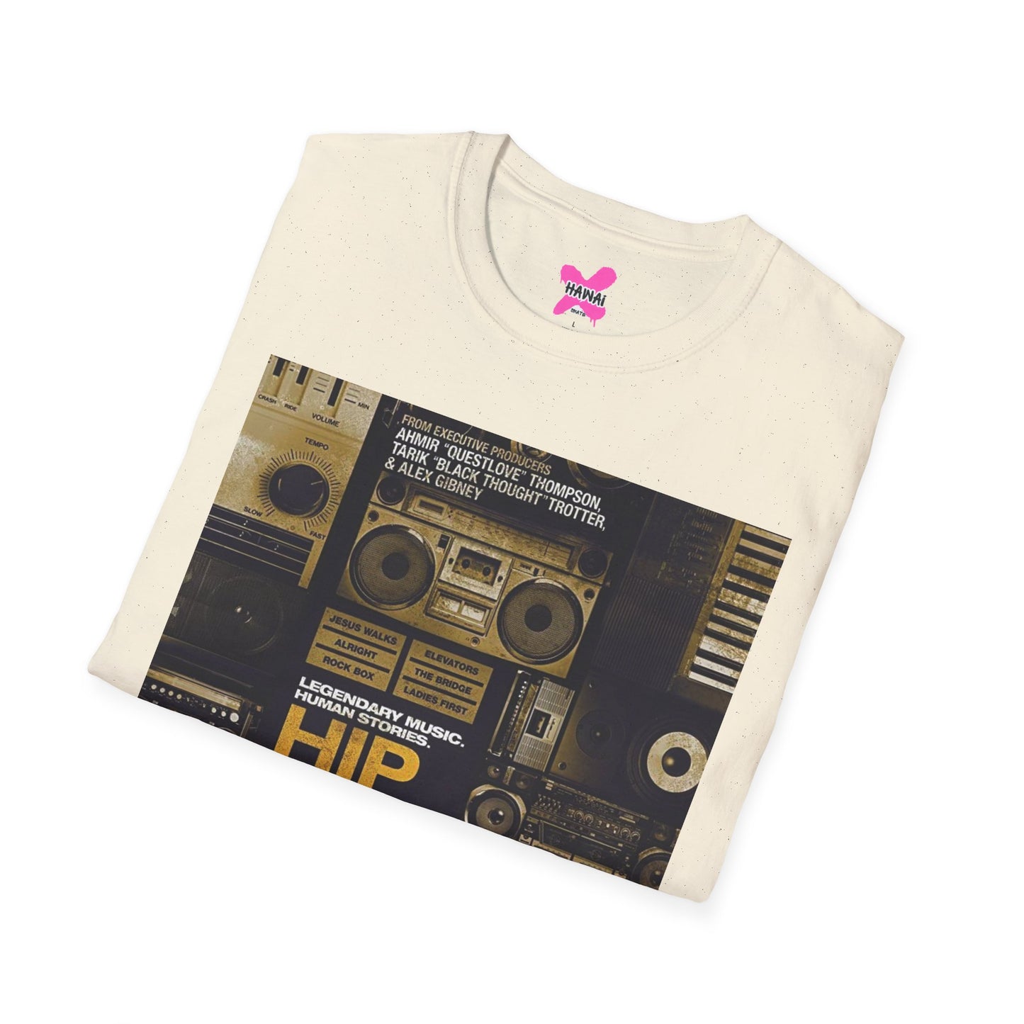 Hip Hop Vibes Unisex T-Shirt, Retro Music Tee, Gift for Music Lovers, Streetwear Style, Festival Shirt, Unisex Graphic Tee