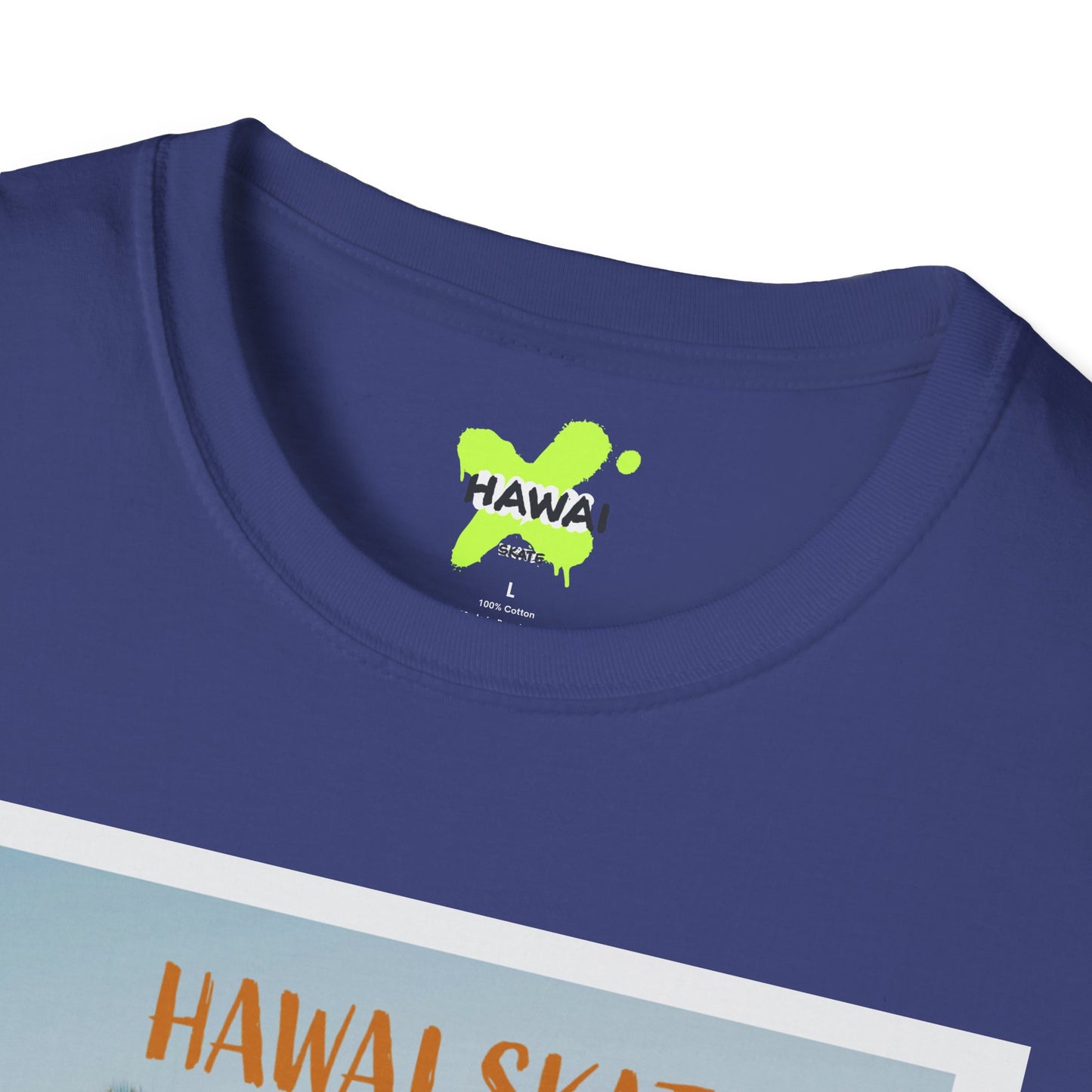 Hawaii Skate LA Unisex Softstyle T-Shirt – Grand Re-Opening Retro Vibe