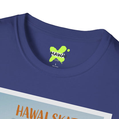 Hawaii Skate LA Unisex Softstyle T-Shirt – Grand Re-Opening Retro Vibe