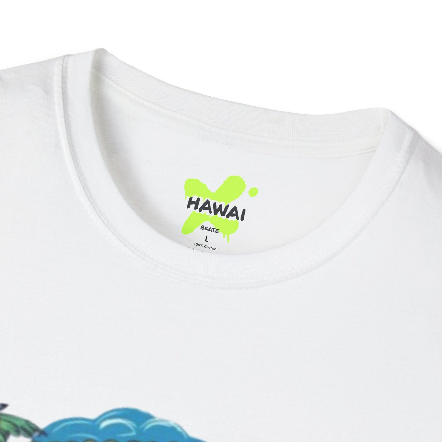 Summer Vibes Cat T-Shirt - Unisex Softstyle Tee for Relaxation and Fun