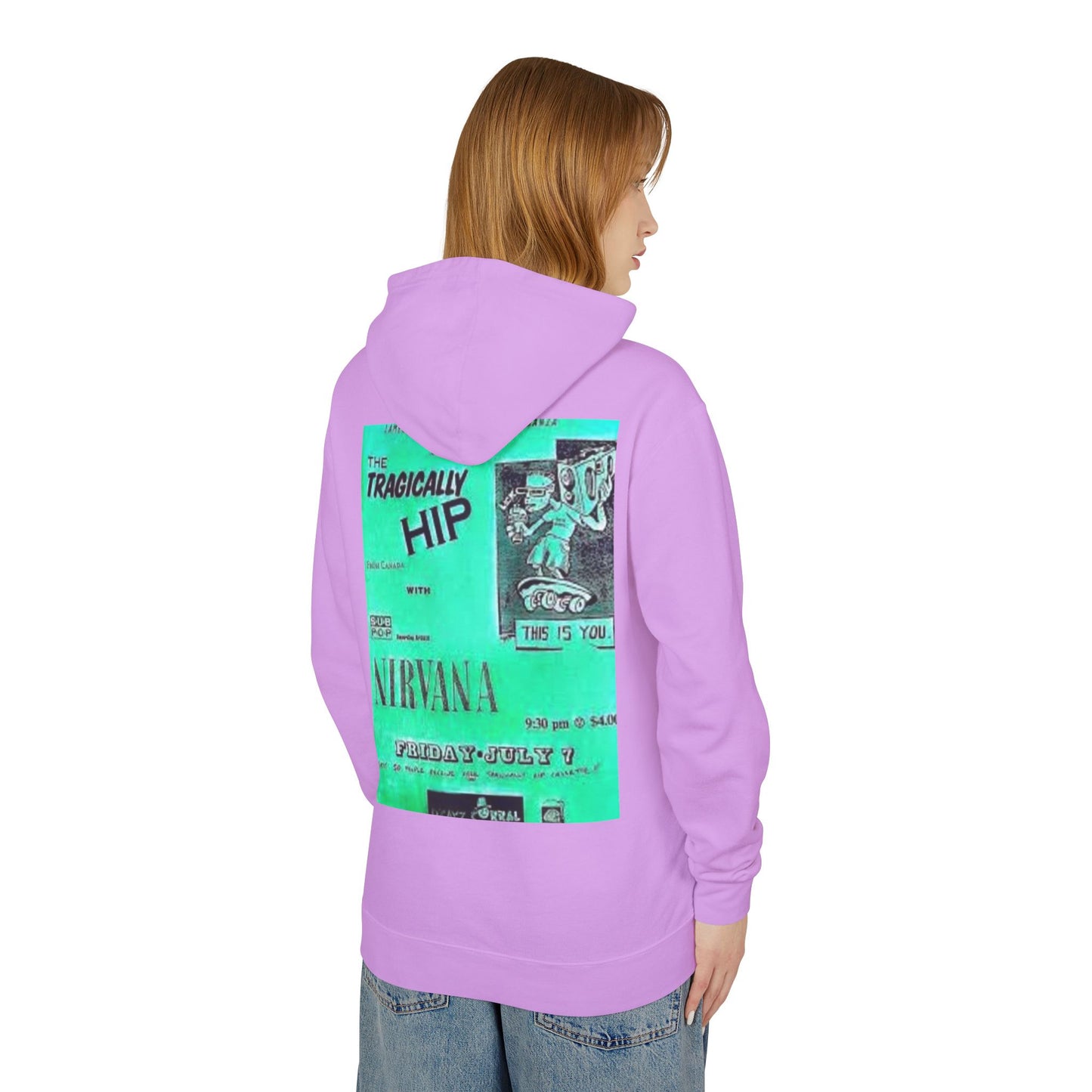 Unisex Lightweight Hooded Sweatshirt