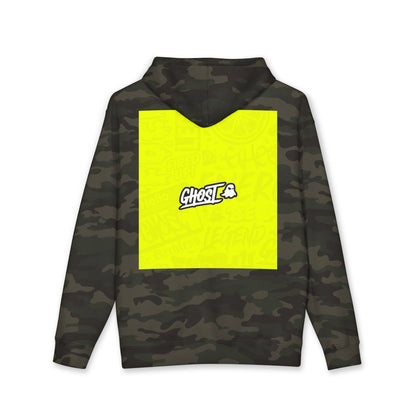 Realist Ghost Hoodie — Neon Yellow Graphic Pullover