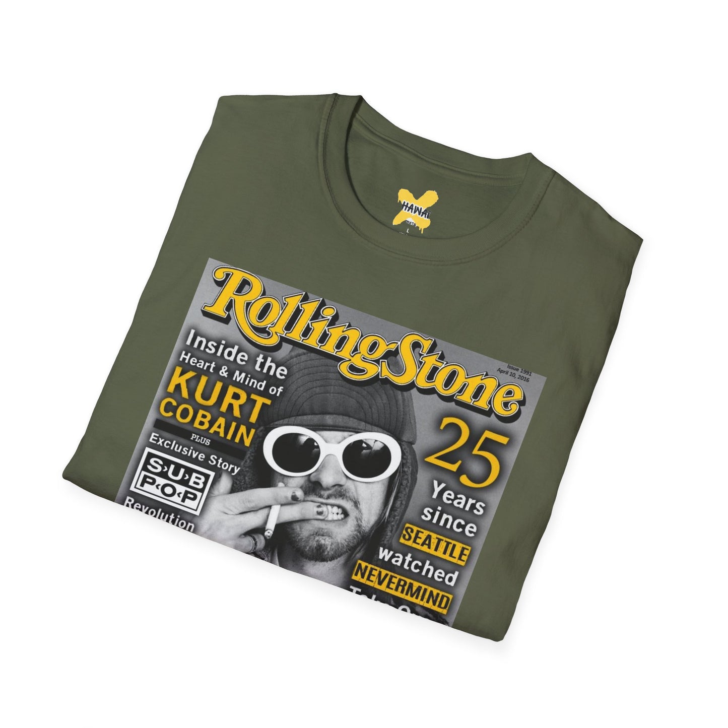 Nirvana Vintage Rolling Stone Unisex T-Shirt