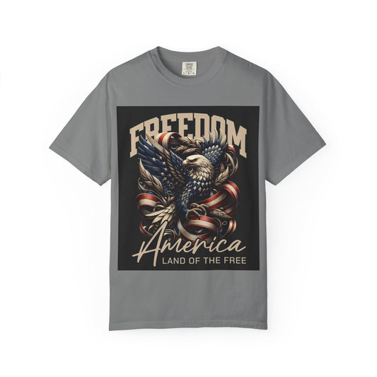 Patriotic Eagle T-Shirt, Freedom Apparel, American Pride Tee, Fourth of July Gift, Vintage Style Shirt