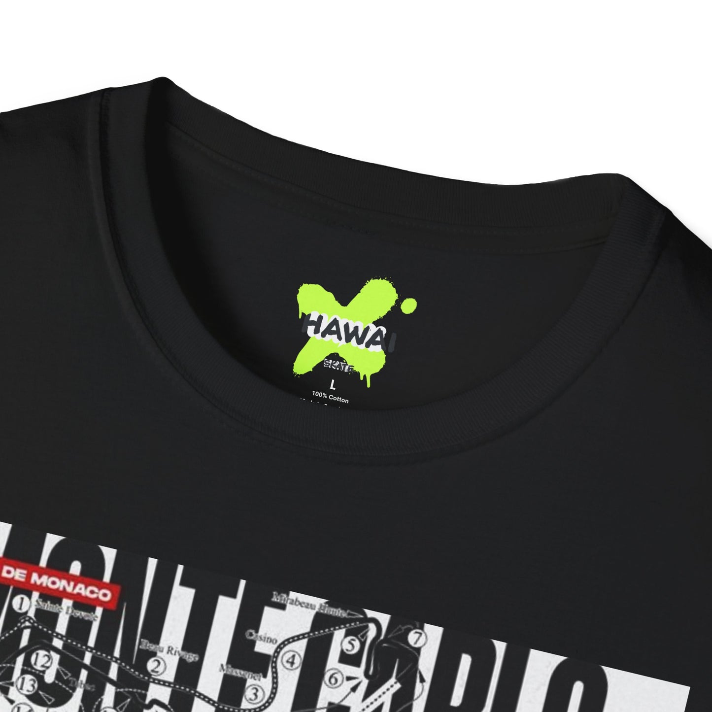 Monte Carlo Racing Graphic T-Shirt - Unisex Softstyle Tee for Car Enthusiasts