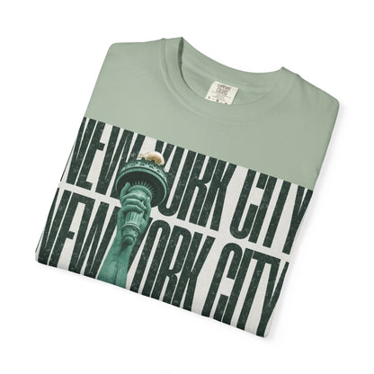 New York City Statue of Liberty Graphic T-Shirt — Retro Urban Travel Tee