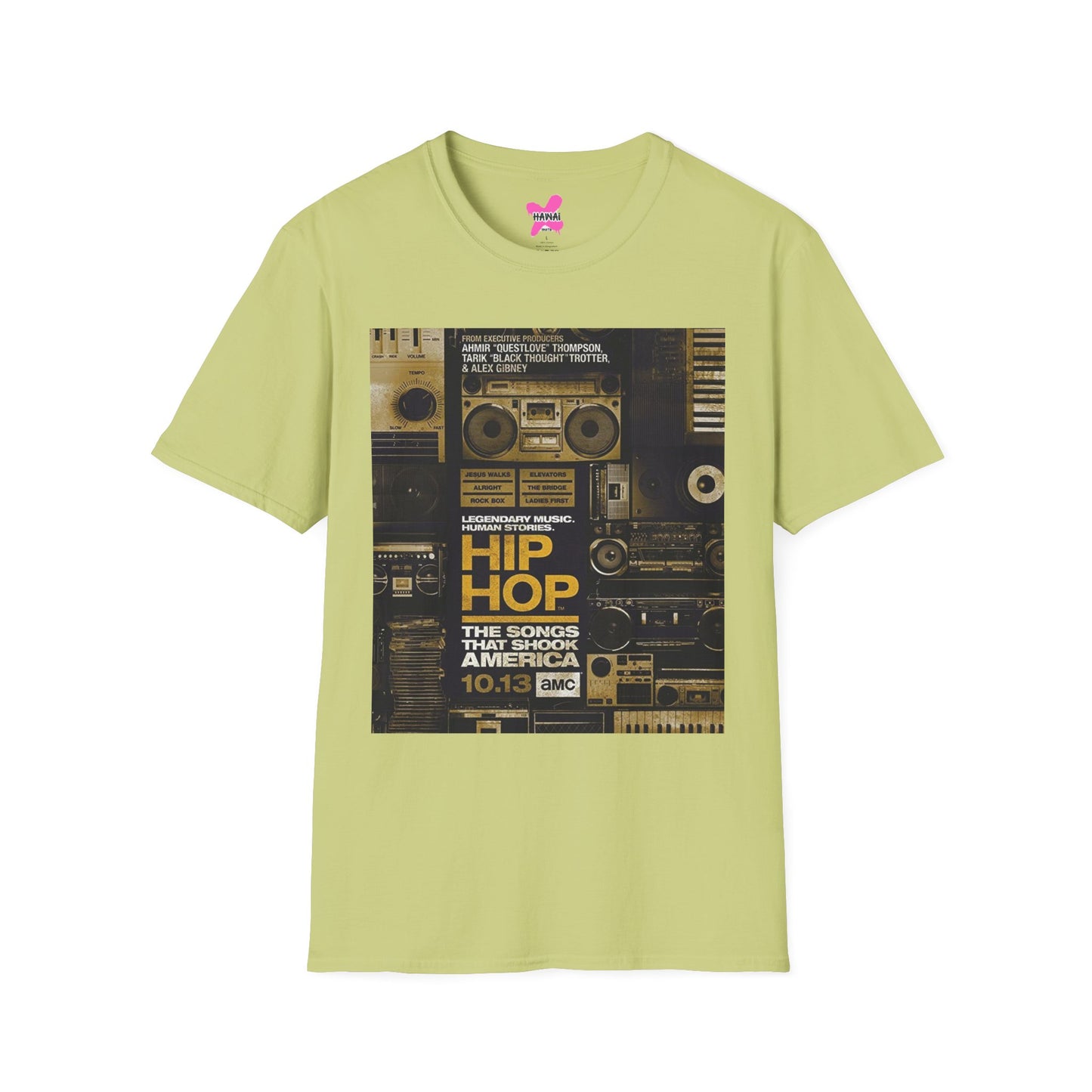 Hip Hop Vibes Unisex T-Shirt, Retro Music Tee, Gift for Music Lovers, Streetwear Style, Festival Shirt, Unisex Graphic Tee