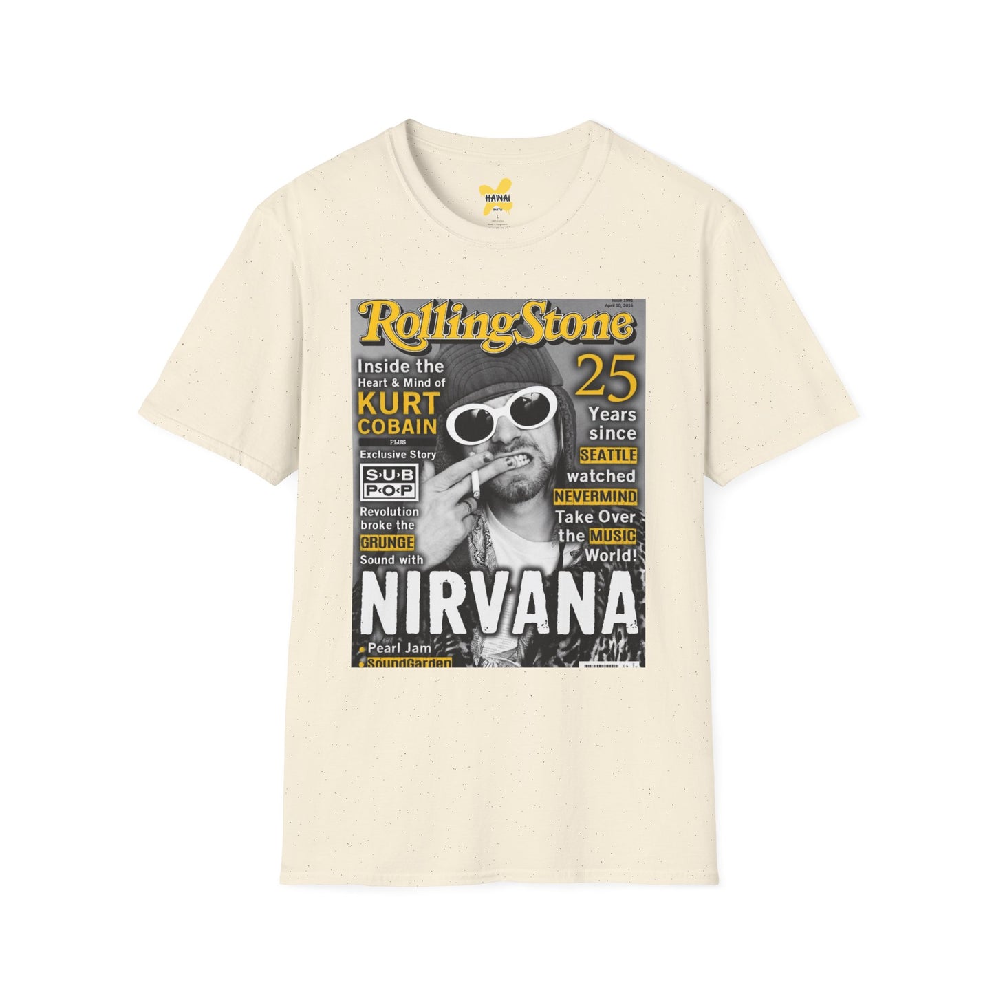 Nirvana Vintage Rolling Stone Unisex T-Shirt