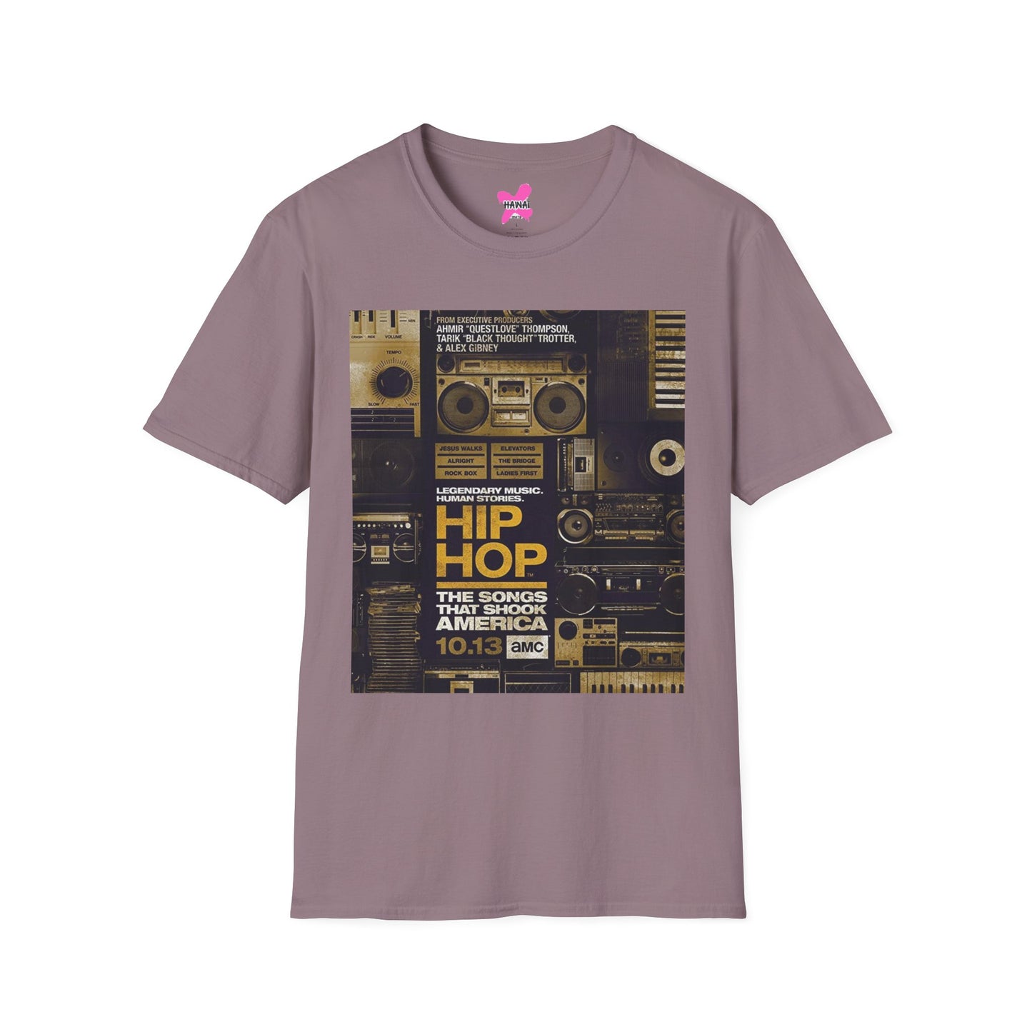 Hip Hop Vibes Unisex T-Shirt, Retro Music Tee, Gift for Music Lovers, Streetwear Style, Festival Shirt, Unisex Graphic Tee