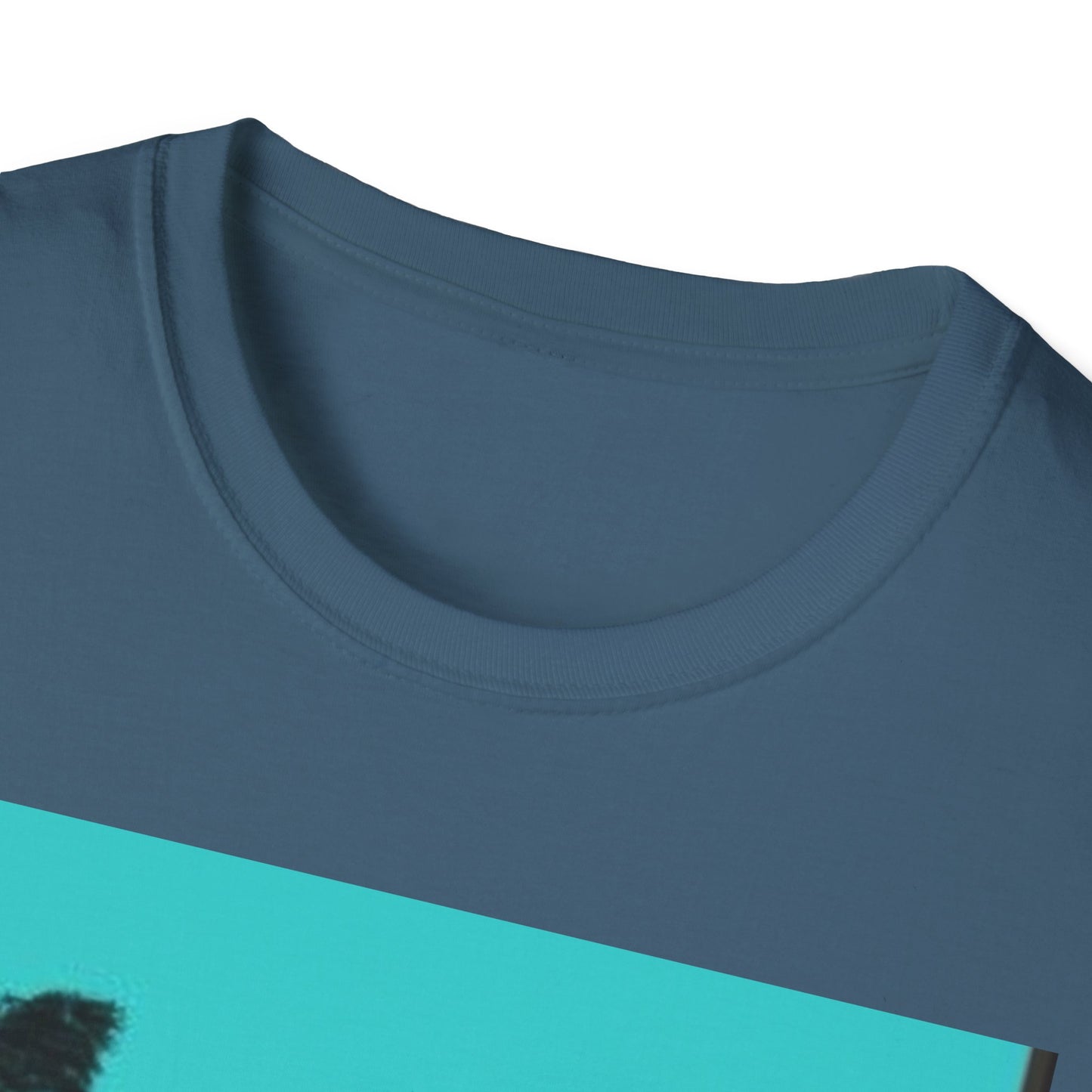 Tropical Palm Tree T-Shirt, Beach Vibes Tee, Summer Casual Wear, Vacation Top, Unisex Softstyle Shirt, Gift for Nature Lovers