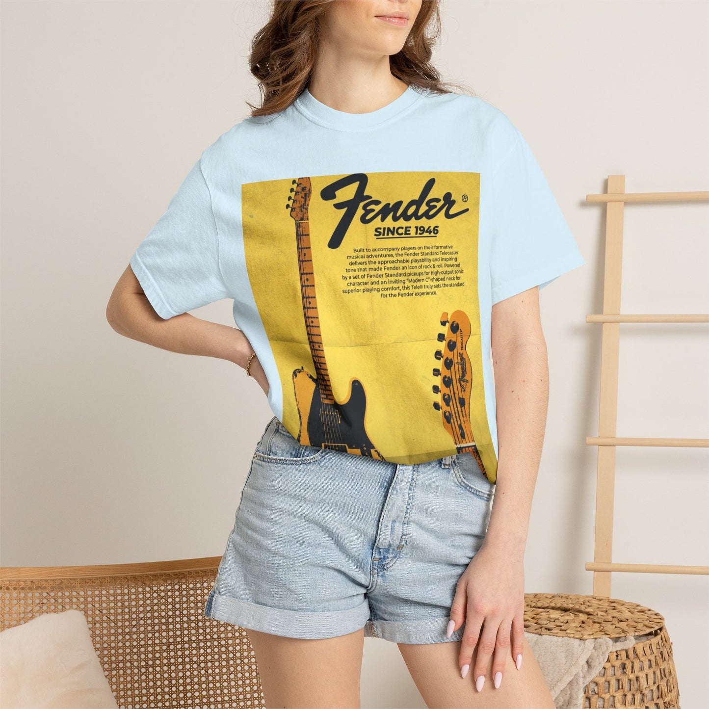 Fender Vintage Guitar T-Shirt — Since 1946 Graphic Tee