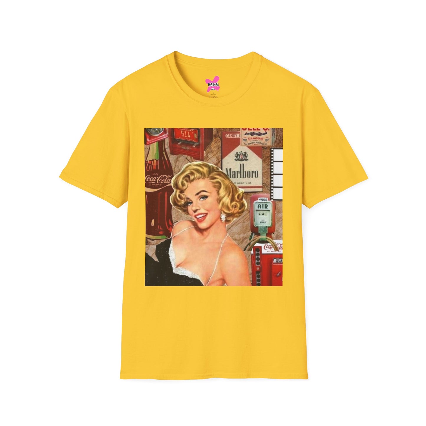 Retro Marilyn Monroe Unisex Softstyle T-Shirt - Vintage Glamour Tee