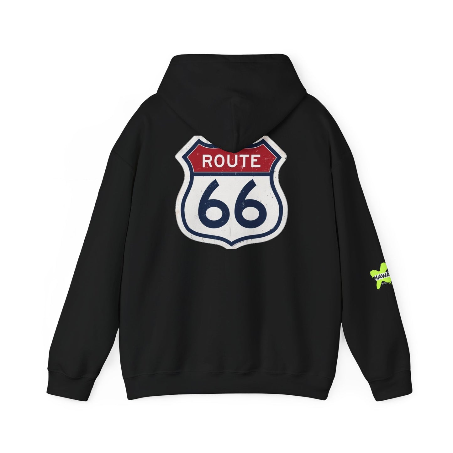Route 66 Vintage Hooded Sweatshirt | Unisex Heavy Blend™