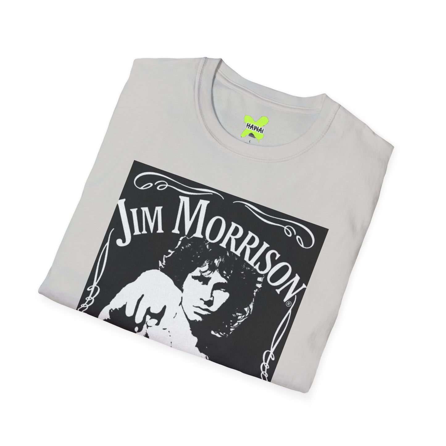 Jim Morrison Whiskey Bar Unisex Softstyle T-Shirt - Vintage Rock Apparel