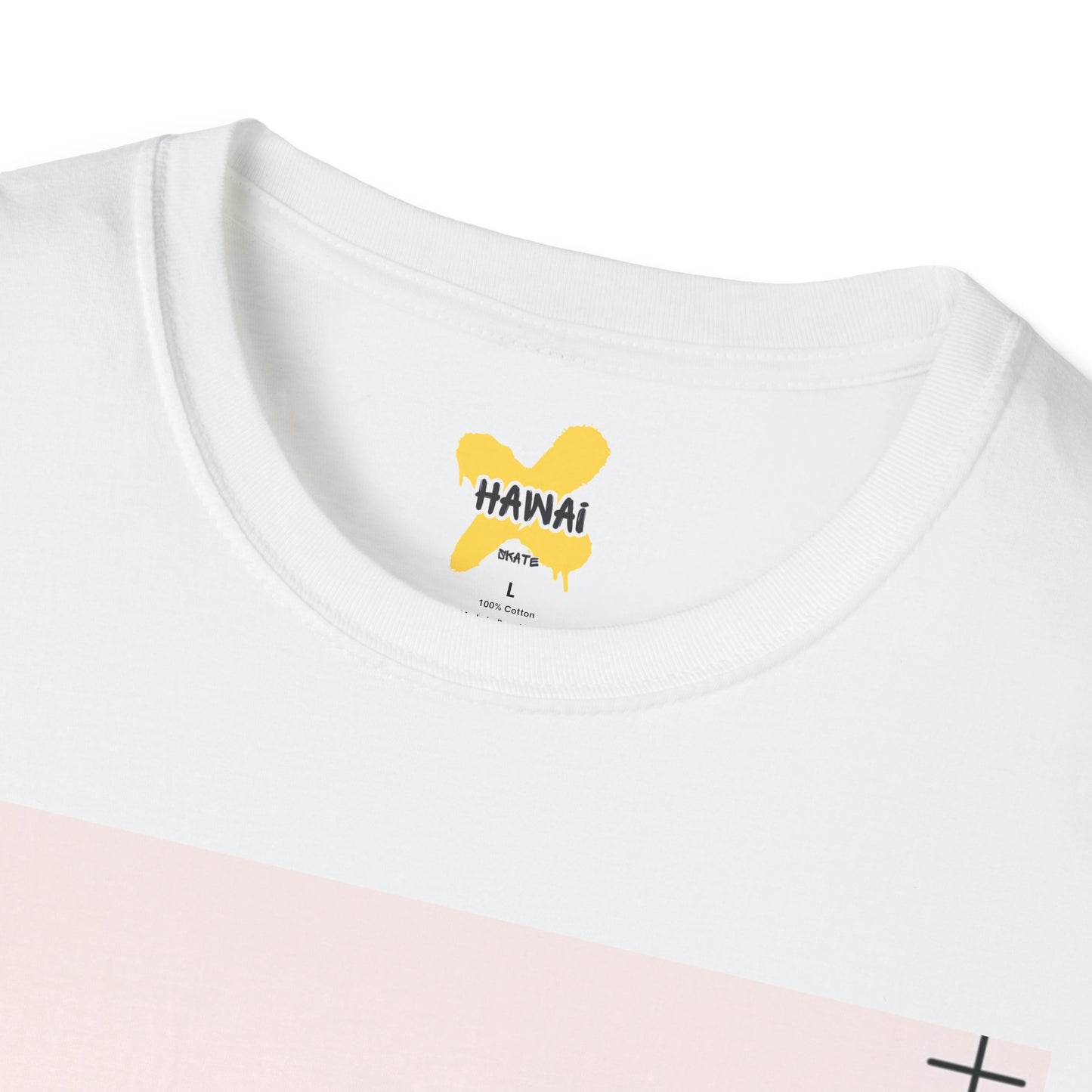 Retro Aesthetic Unisex Softstyle T-Shirt - Vintage Clouds & Texture Design