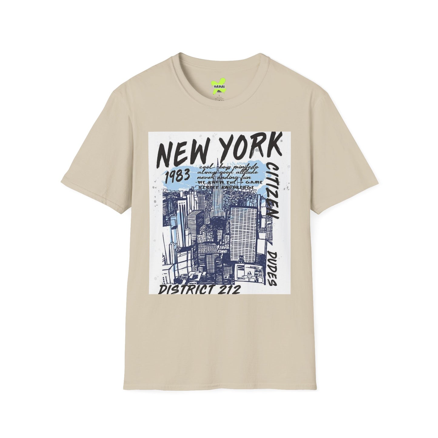 New York City Graphic Unisex T-Shirt - 1983 District 212 Design
