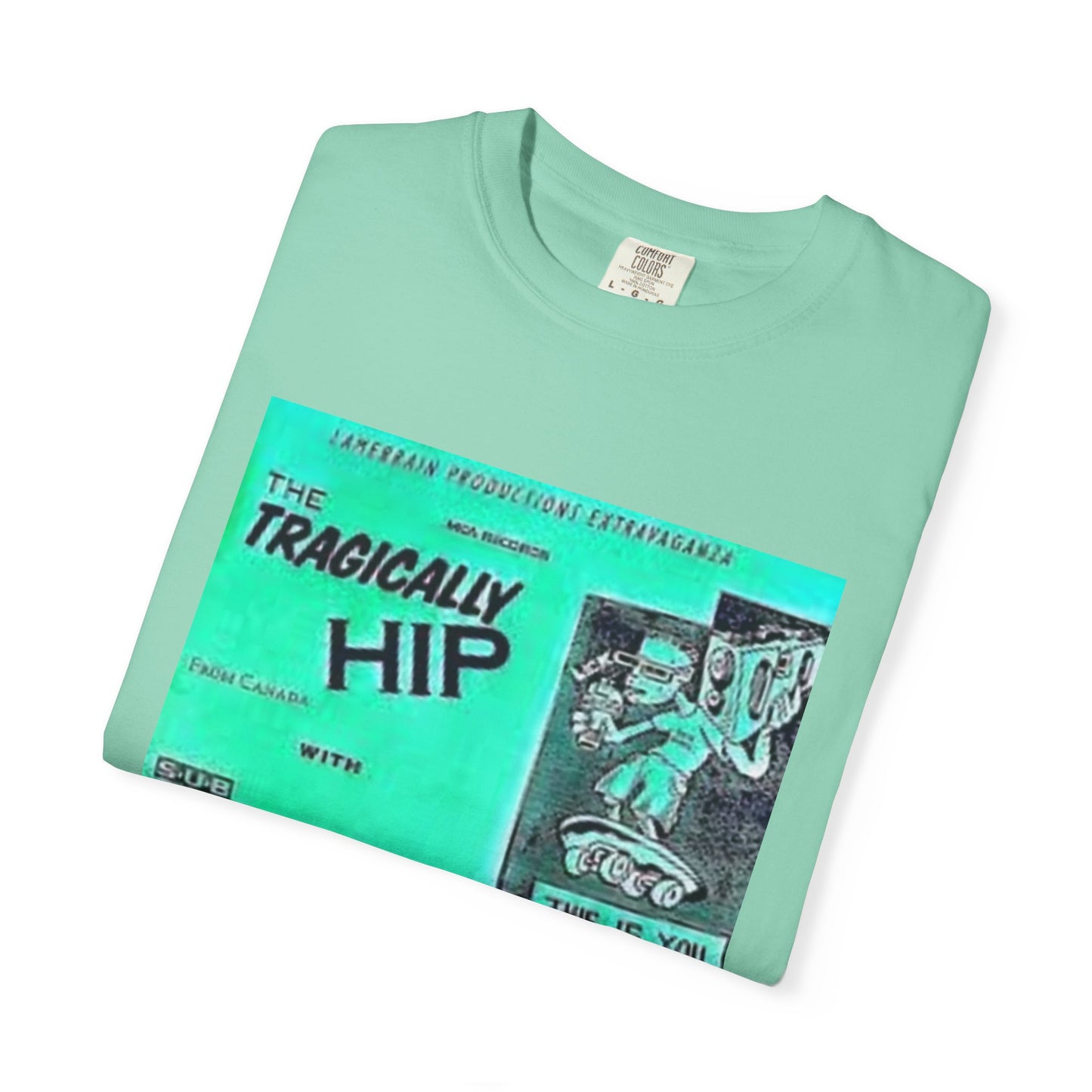 Retro Band Graphic T-Shirt - Nirvana & Tragically Hip Design