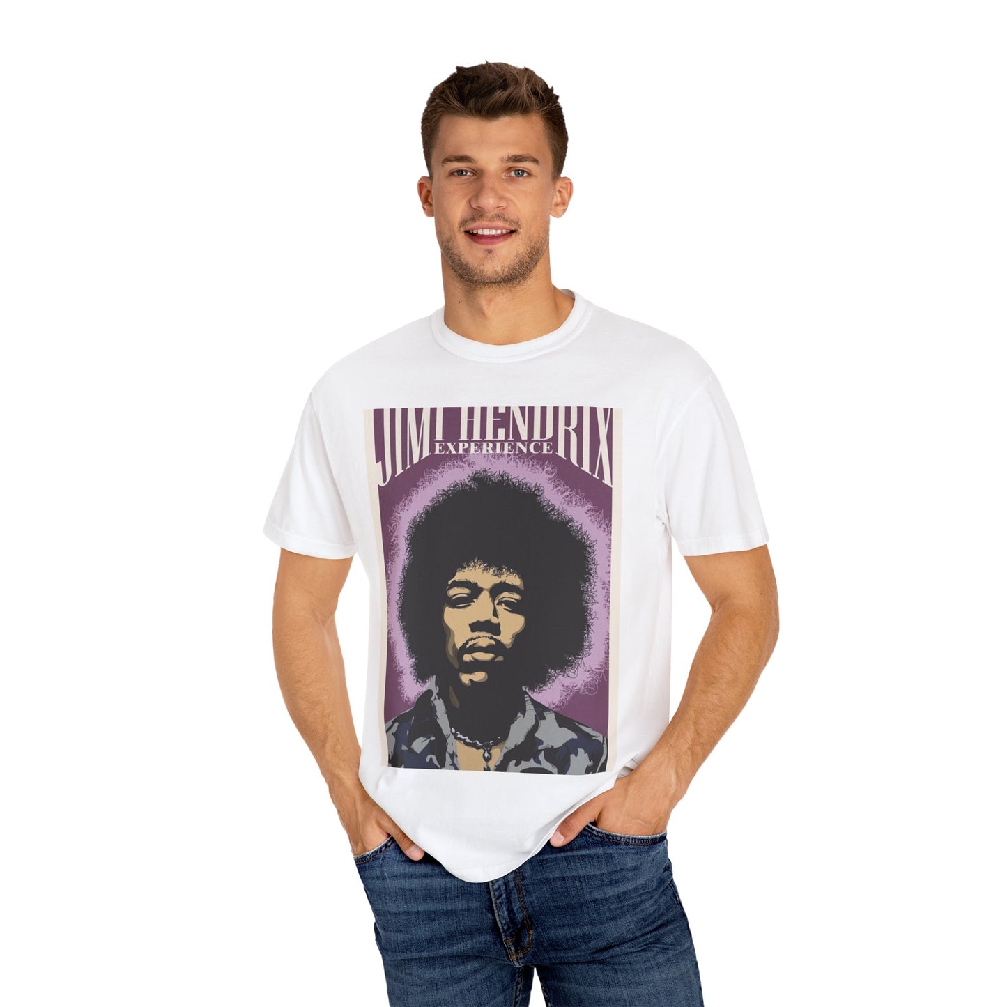 Jim Hendrix Experience Unisex Garment-Dyed T-Shirt - Vintage Rock Tee for Music Lovers