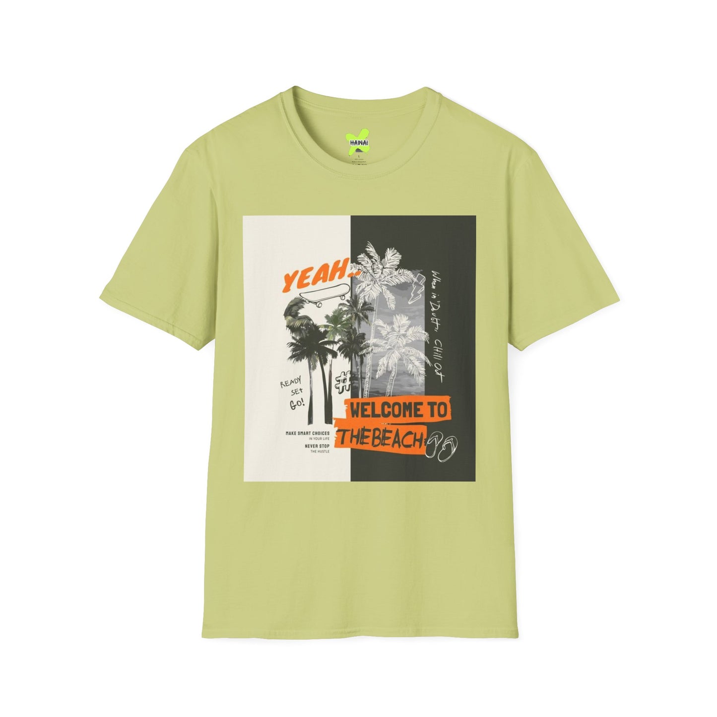 Beach Vibes Graphic Tee, Summer T-Shirt, Unisex Casual Wear, Vacation Shirt, Gift for Beach Lovers