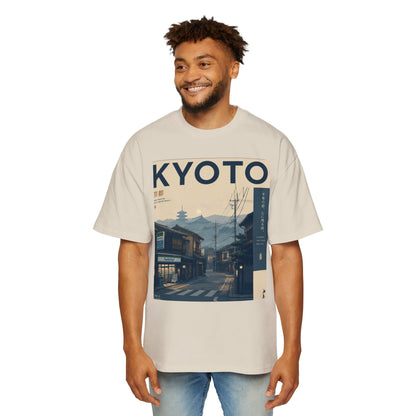 Kyoto Vintage Travel Tee — Japanese Street Scene Graphic T-Shirt