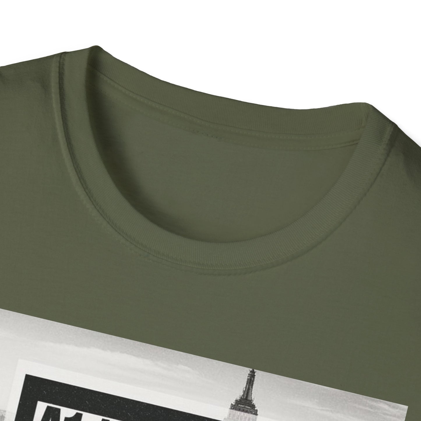 NYC Graphic Unisex Softstyle T-Shirt | Casual Wear, Street Style, Unique Gift, Travel Souvenir, City Life