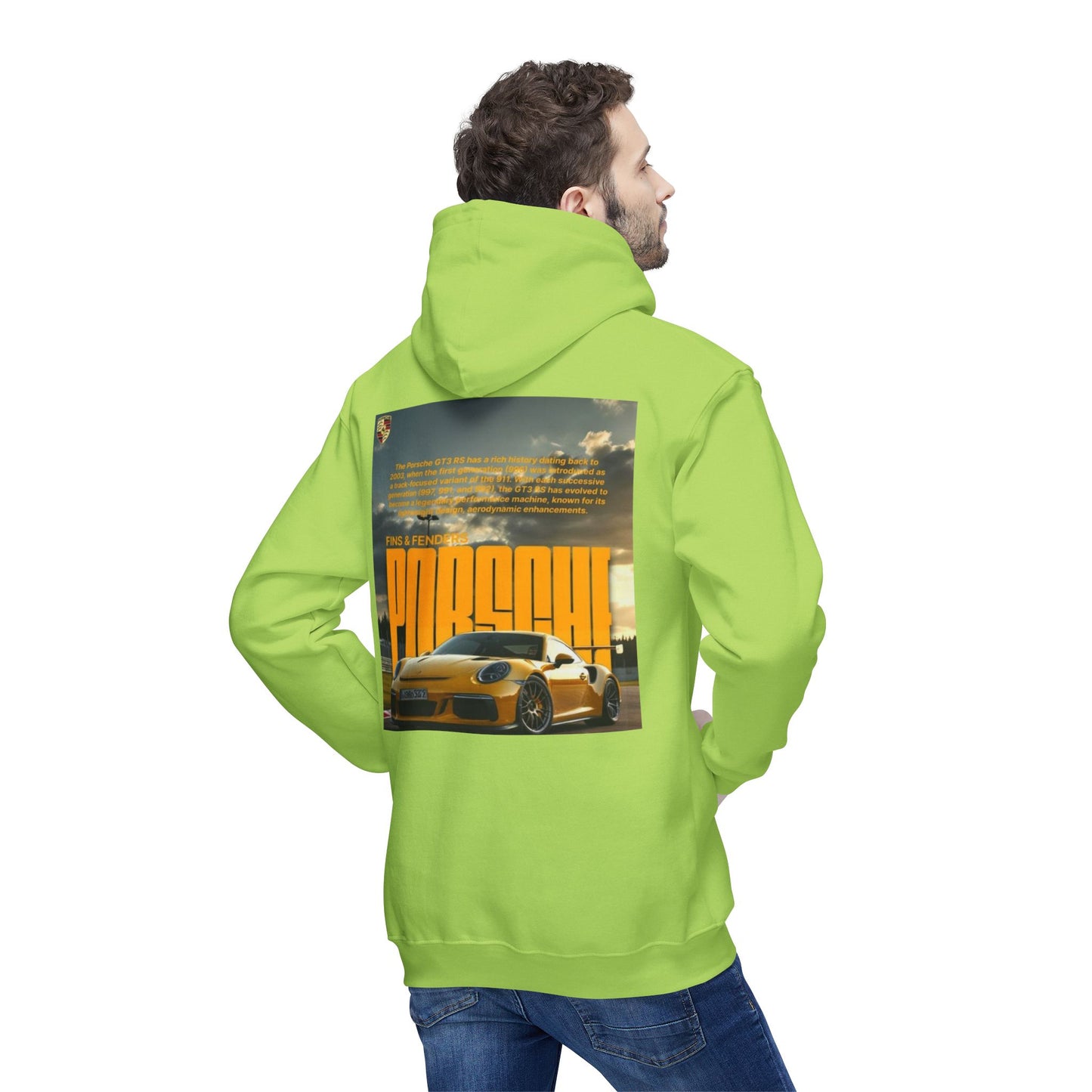 Unisex Hooded Sweatshirt - Porsche Fins & Fenders Collection