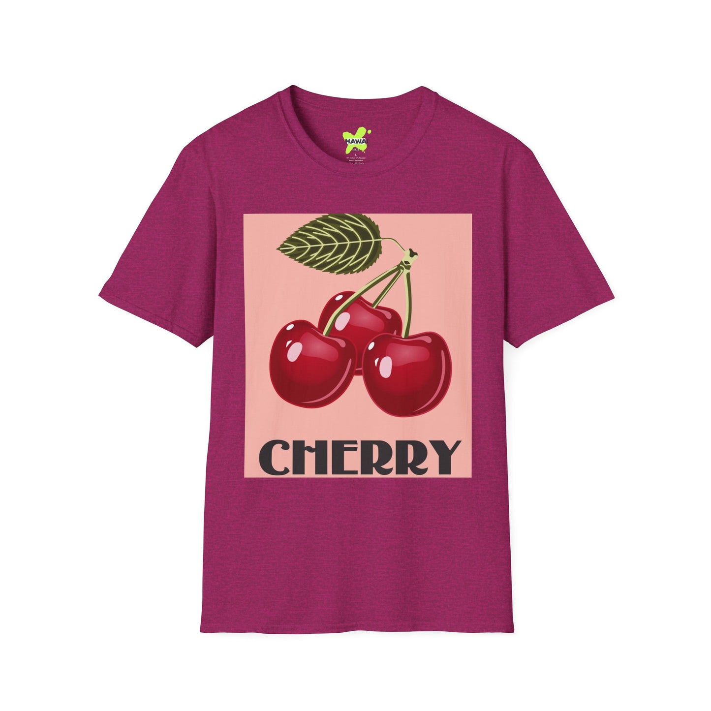 Retro Cherry Graphic T-Shirt for Fruit Lovers