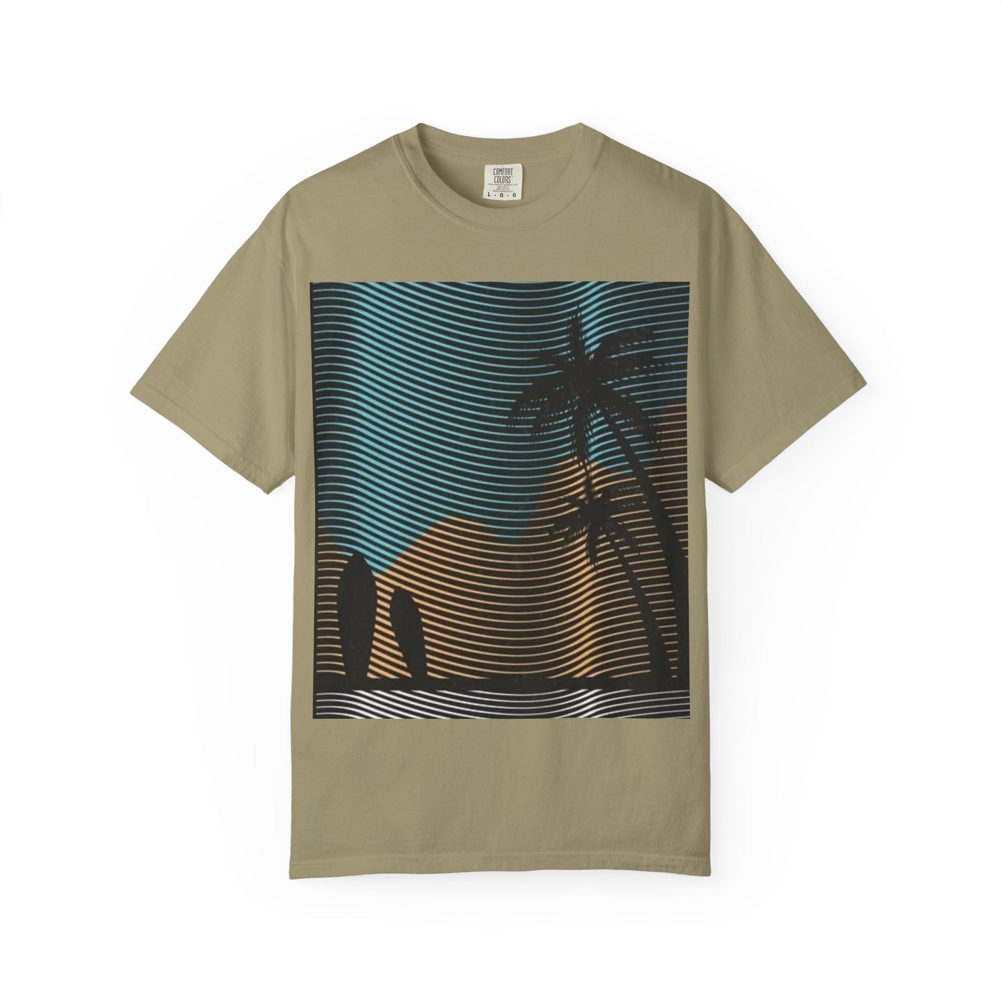 Chill Vibes Unisex Garment-Dyed T-Shirt for Beach Lovers, Summer Casual Wear, Vacation Tee, Relaxed Fit, Gift for Him/Her